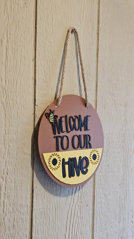 Decorative Craft Sign - 3D printed home decor sign